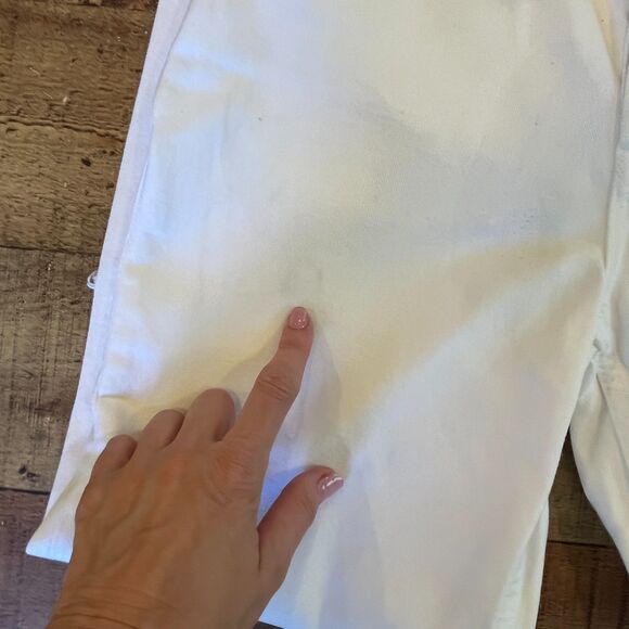 Rails White Denim Jeans Atwater Blanche Distressed Slouchy Straight Size 25 - Picture 8 of 11